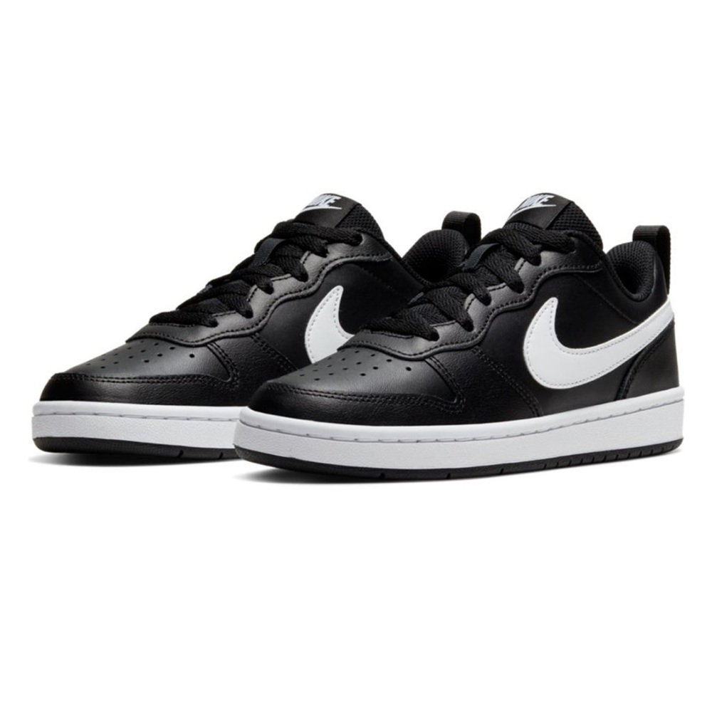 Big Kids Nike Court Borough Low 2 - Black/white